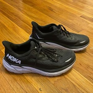 Hoka One One Clifton 8 - Black/White